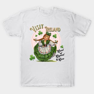 "Visit Ireland" vintage-inspired t-shirt T-Shirt